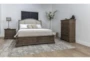 Chapman King Wood & Upholstered Sleigh Bed With Storage - Room