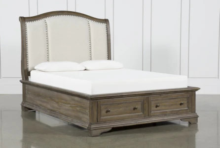 Chapman King Sleigh Bed With Storage