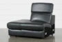 Hana Slate Leather Left Arm Facing Chaise With 2 Position Headrest - Feature