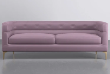 Matteo Estate Purple 87" Sofa By Nate Berkus And Jeremiah Brent