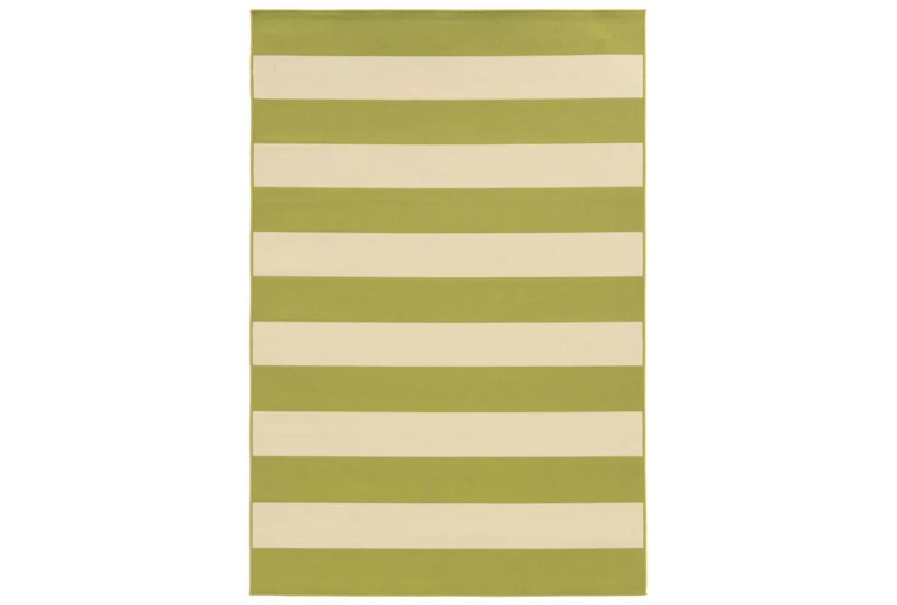 2'4"x4'4" Outdoor Rug-Lime Stripe - 360