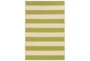 2'4"x4'4" Outdoor Rug-Lime Stripe - Signature