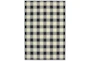 6'6"x9'5" Outdoor Rug-Black/Ivory Check - Signature