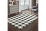 8'5"x13'1" Outdoor Rug-Black/Ivory Check - Room