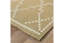 2'4"x4'4" Outdoor Rug-Gold/Ivory Geometric - Detail