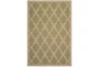 2'4"x4'4" Outdoor Rug-Gold/Ivory Geometric - Signature