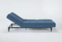 Paige Blue 85" Convertible Sofa Chaise Sleeper - Detail