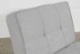 Paige Grey 80" Convertible Chaise Sleeper - Detail
