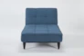 Paige Blue 80" Convertible Chaise Sleeper - Front