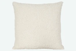 Accent Pillow-Sheepskin Natural 22X22 By Nate Berkus and Jeremiah Brent