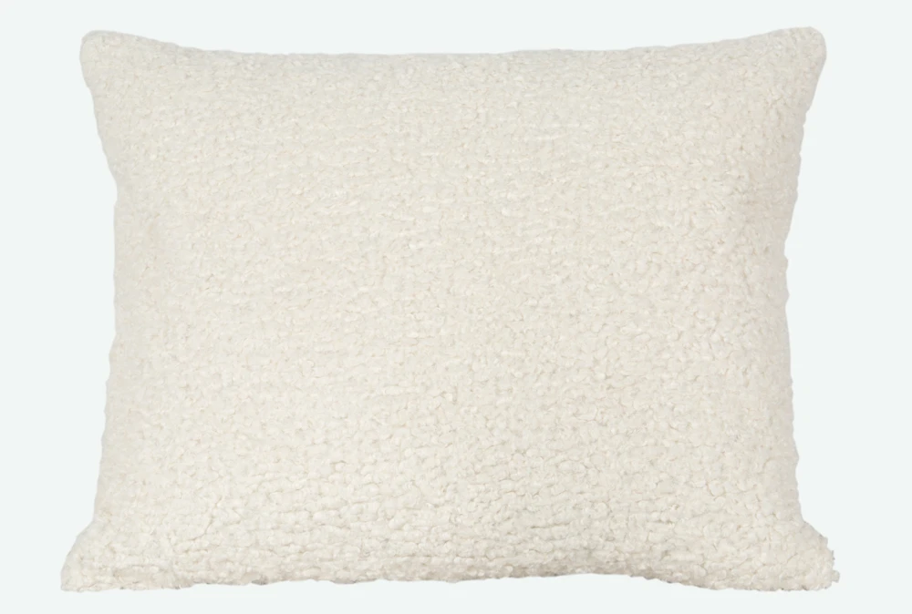 Accent Pillow-Sheepskin Natural 18X22 By Nate Berkus and Jeremiah Brent