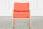 Tangerine White Oak Chair - Front