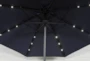 Outdoor Market Navy 9' Umbrella With Lights, Bluetooth And Base - Feature