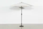 Outdoor Market Beige 9' Umbrella With Base - Signature
