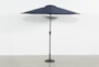 Outdoor Market Navy Umbrella With Base - Signature