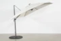 Outdoor Cantilever Beige Umbrella With Lights, Speaker And Base - Feature