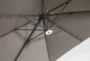 Outdoor Cantilever Grey Umbrella With Lights, Speaker And Base - Detail
