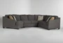 Fenton 3 Piece 150" Sectional With Left Arm Facing Cuddler - Signature