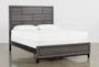 Finley Grey King Wood Panel Bed - Signature