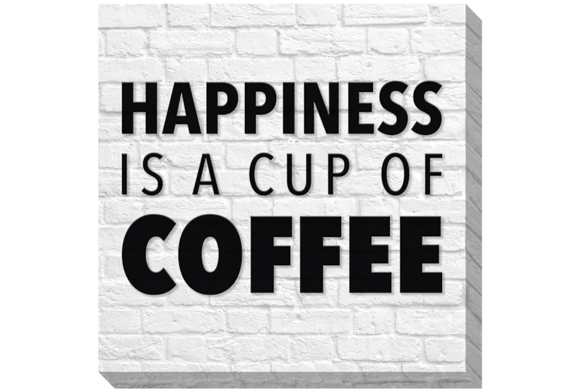 Picture-Happiness Is A Cup Of Coffee 36X36 - 360