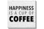 Picture-Happiness Is A Cup Of Coffee 36X36 - Signature