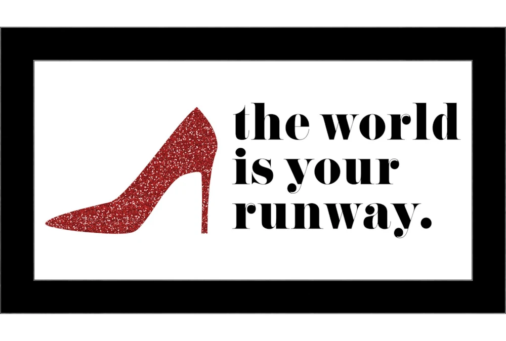 Picture-The World Is Your Runway 16X28
