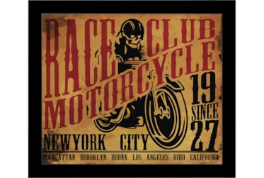Picture-Race Motorcycle 28X24