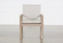 Malaga Grey Eucalyptus Outdoor Dining Arm Chair - Front