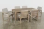 Malaga Outdoor 7 Piece Dining Set With Arm Chairs - Top