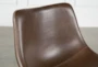 Cobbler 26" Faux Leather Counter Stool With Back - Detail