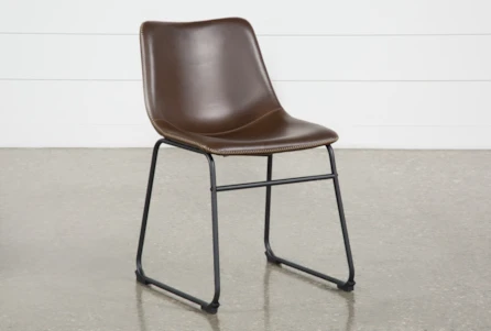 Cobbler Faux Leather Dining Side Chair - Main