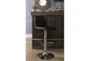 Mowry 33" Faux Leather Adjustable Bar Stool With Back - Room