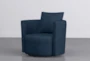 Twirl 37" Swivel Eclipse Accent Chair - Side