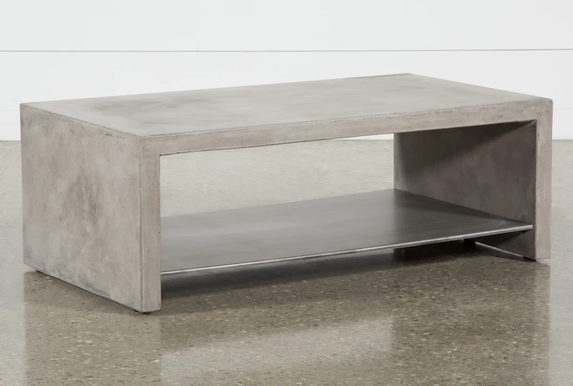 Traditional Cement Coffee Table