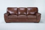 Cassidy Leather 91" Sofa - Signature