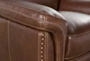 Cassidy Leather Swivel Arm Chair - Detail