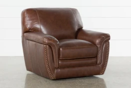 Cassidy Leather Swivel Chair