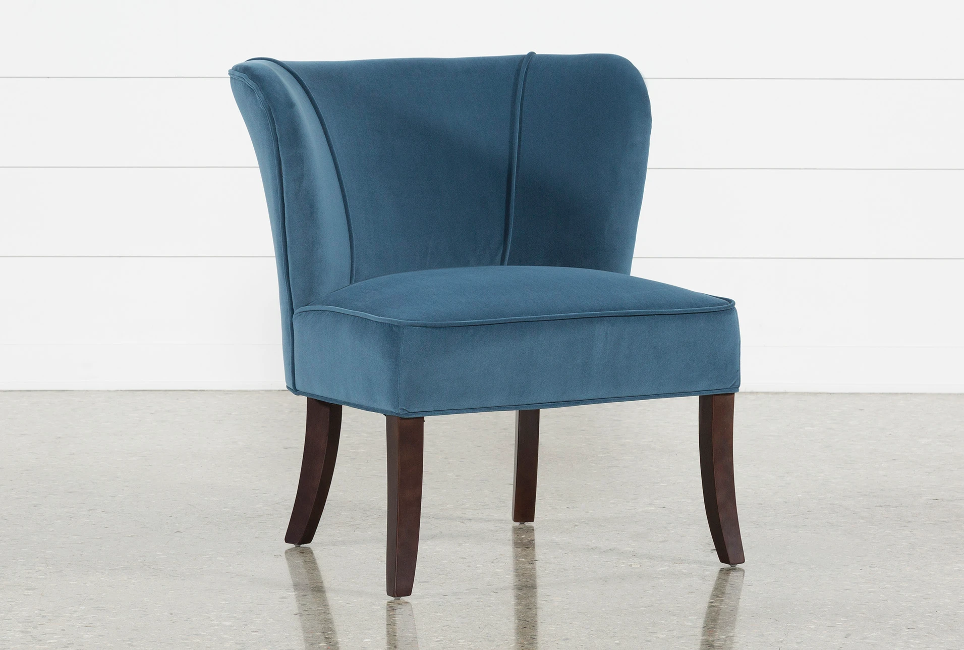 Krista Blue Accent Chair Living Spaces