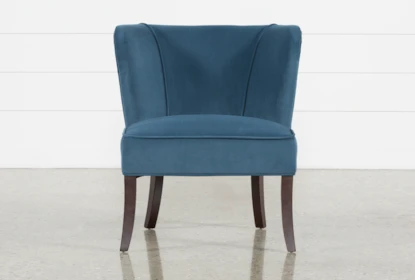 Krista Blue Accent Chair - Front