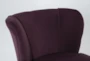 Krista Eggplant Accent Chair - Detail