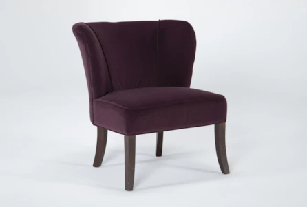 Krista Eggplant Accent Chair