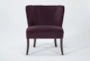 Krista Eggplant Accent Chair - Front