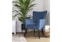 Kelsey Denim Blue Accent Chair - Room