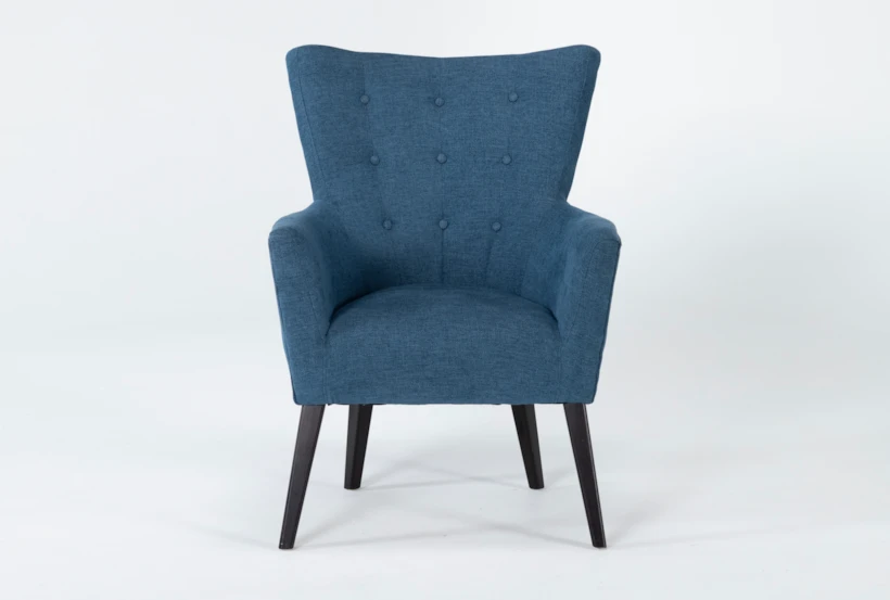 Kelsey Denim Blue Accent Chair - 360