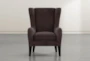 Anabelle Coffee II Wing Chair - Signature