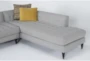 Tate IV 2 Piece 109" Sectional With Right Facing Armless Chaise - Detail