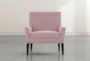 Brooke II Pink Velvet Accent Chair - Signature