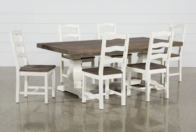 Brentwood Rectangle Dining Set For 6 - 360