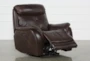 Shane Leather Power Recliner with Power Headrest - Recline