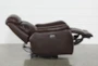 Shane Leather Power Recliner with Power Headrest - Recline
